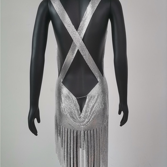 Reanna Aluminum Mesh Dress - Picture 5 of 7